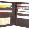 Men's wallet Leather Hipster wallet USA Euro Int'l currencies zip coin purse new