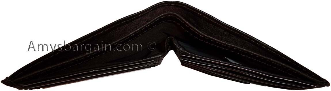 Men's wallet Leather Hipster wallet USA Euro Int'l currencies zip coin purse new - Image 7