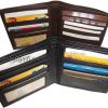 Men's wallet Leather Hipster wallet USA Euro Int'l currencies zip coin purse new