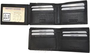 Men's wallet. RFID Genuine Leather Wallet. Bifold 3 billfold. ID. BR New in Box* - Image 5