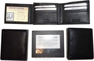 Men's wallet. RFID Genuine Leather Wallet. Bifold 3 billfold. ID. BR New in Box* - Image 6