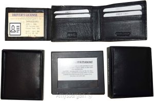 Men's wallet. RFID Genuine Leather Wallet. Bifold 3 billfold. ID. BR New in Box* - Image 7