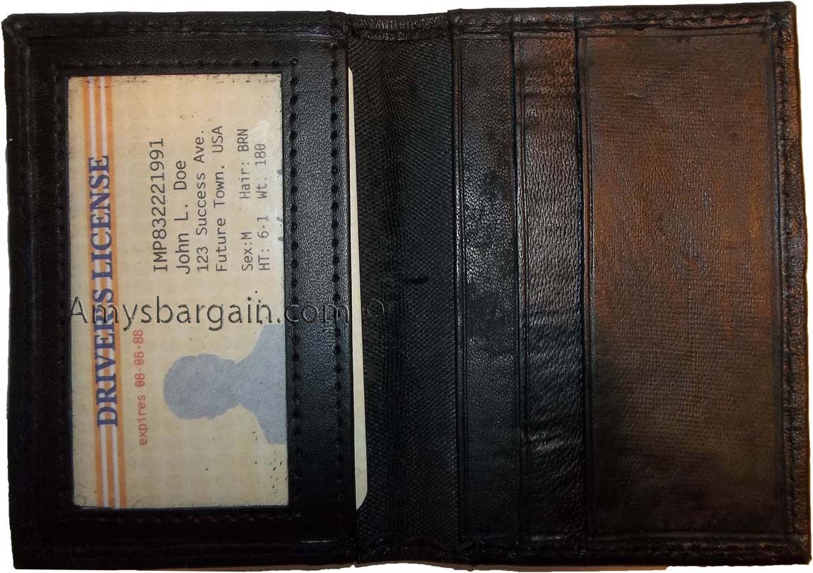 New Leather Business and Credit card case Card holder with 3 card slots/3 IDs NW - Image 13