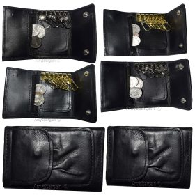 New Leather Key Chain; Zip Coin Case; Key Ring; key chain for men and women #56