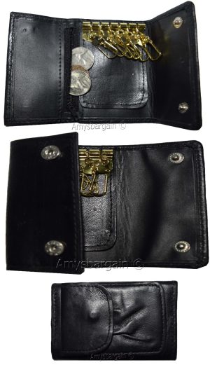 New Leather Key Chain; Zip Coin Case; Key Ring; key chain for men and women #56 - Image 5