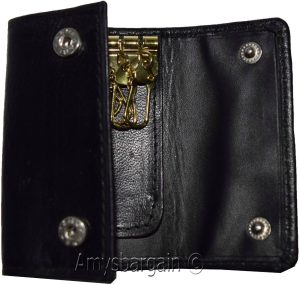 New Leather Key Chain; Zip Coin Case; Key Ring; key chain for men and women #56 - Image 8