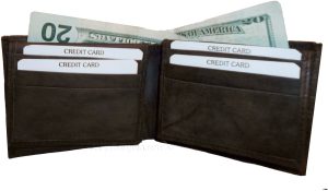 New Man's Bi fold Leather Wallet 12 Credit Cards 2 IDs 2 Sued lined Bill pockets - Image 6