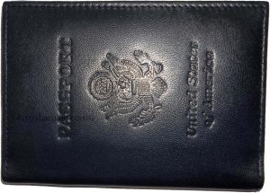 New USA Leather passport case wallet credit ATM card case ID holder Brand New - Image 8