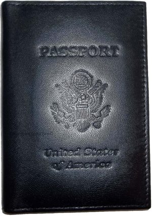New USA Leather passport case wallet credit ATM card case ID holder Brand New - Image 10