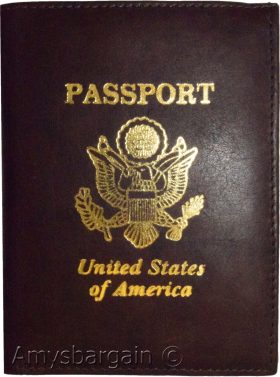 Passport cover Genuibe leather Unbranded Credit card ID new passport case wallet