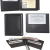 RFID Men's Leather wallet. Bifold genuine leather, 3 billfold. ID. BR New in Box