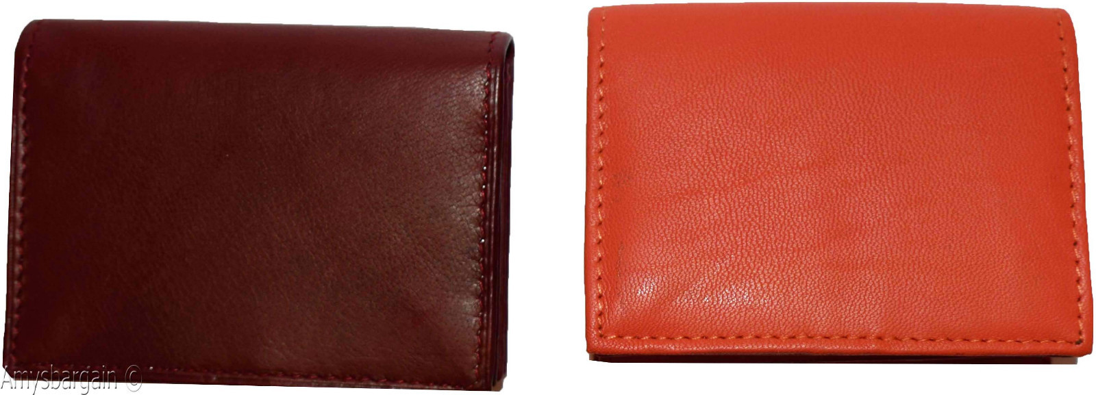 RFID card case leather business credit card id genuine leather 40 card holder - Image 3