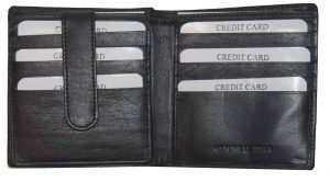 RFID men's hipster wallet genuine leather bifold 15 card 2 IDs new wallet in box - Image 11