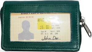 RFID zip around leather business card id credit card picture case 30 card slots. - Image 5