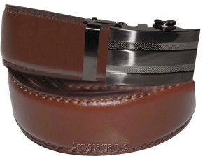 Real Leather Men’s Belt (L) Automatic lock. Dress & Casual belt. Fashion belt. - Image 12