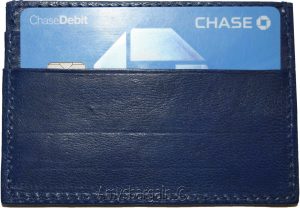 Slim Credit card case, 5 Credit card leather case, card case, Thin leather case - Image 4