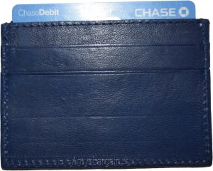 Slim Credit card case, 5 Credit card leather case, card case, Thin leather case - Image 6