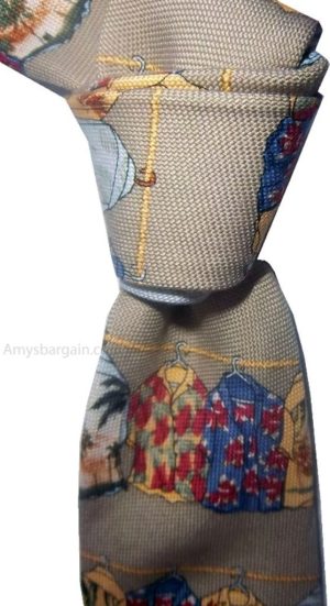 Tommy Bahama Brand New With Tag 100% Silk; Man’s Neck Tie; Low Price - Image 11