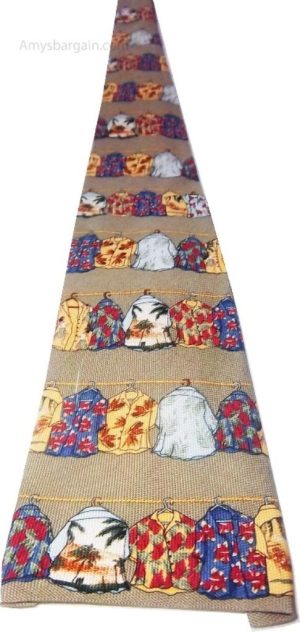 Tommy Bahama Brand New With Tag 100% Silk; Man’s Neck Tie; Low Price
