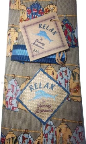 Tommy Bahama Brand New With Tag 100% Silk; Man’s Neck Tie; Low Price - Image 10