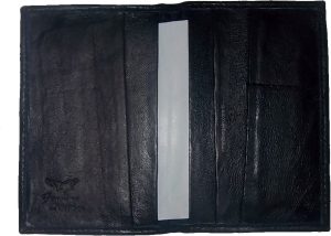 USA leather passport cover black unbranded new passport and credit card case - Image 9