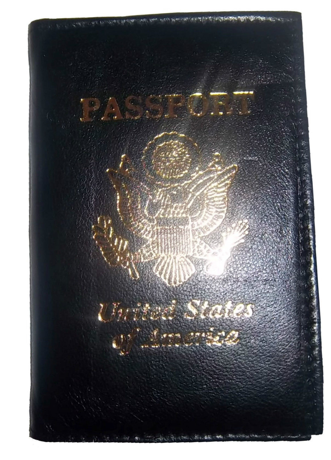 USA leather passport cover black unbranded new passport and credit card case - Image 10