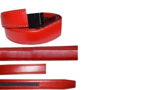 1" .39 cm business men’s automatic Belt strap leather ratchet strap 34 to 43 in - Image 18