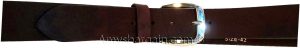 New Belt Strap Snap on Cowhide One Piece Leather Unisex Belt New Brown BNWT - Image 17