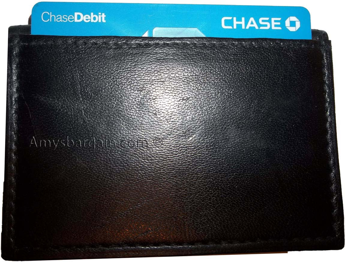 Woman and man's skinny leather business and credit card holder 7 card case bnwt - Image 11