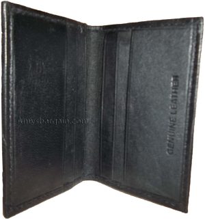 Woman and man's skinny leather business and credit card holder 7 card case bnwt - Image 8