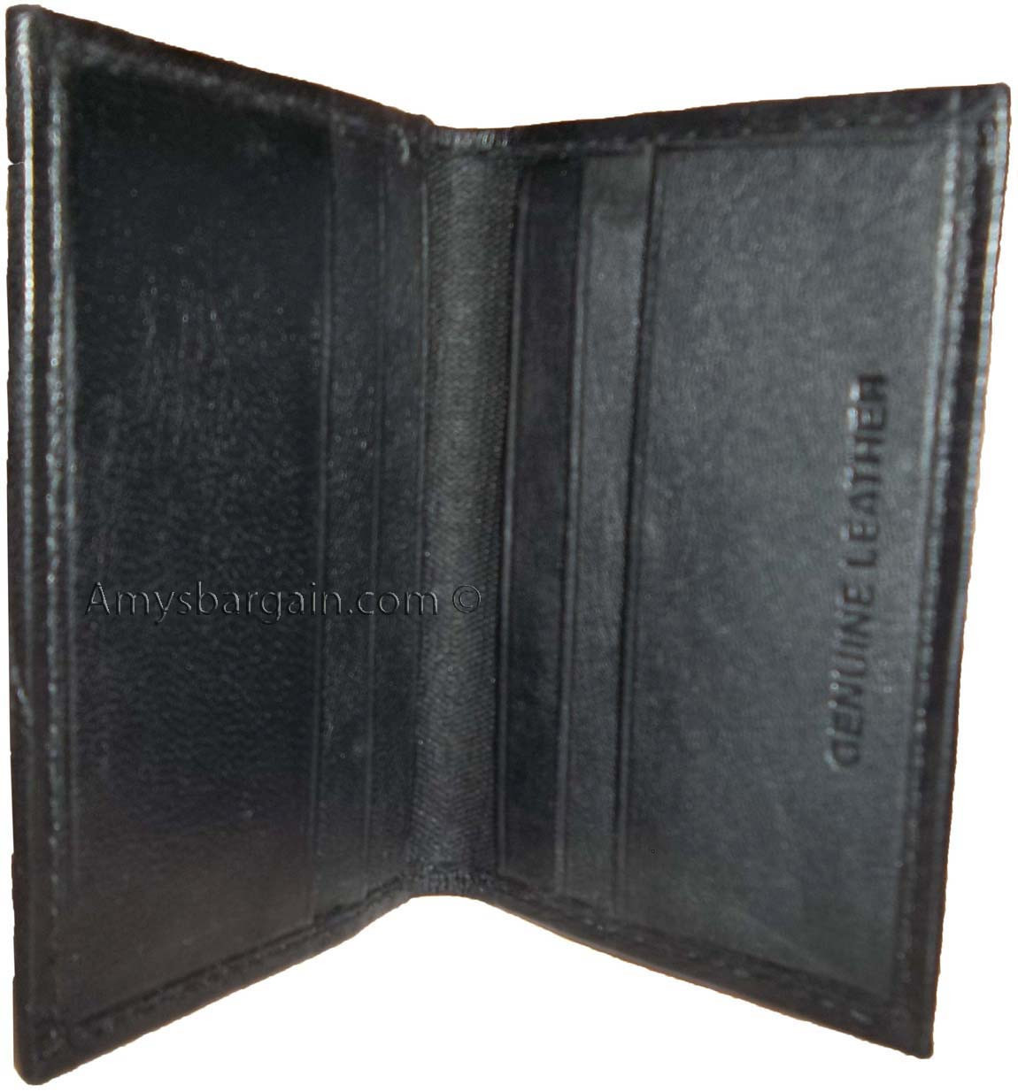 Woman and man's skinny leather business and credit card holder 7 card case bnwt - Image 8