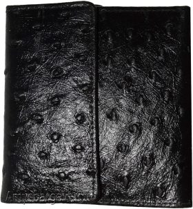 Women’s Ostritch Leather wallet Ladies wallet change purse cards bills ID new