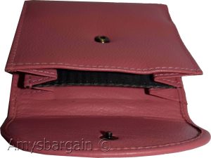 Women’s RFID pink wallet leather wallet Ladies Compact ID bills coin card case - Image 7