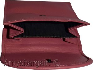Women’s RFID pink wallet leather wallet Ladies Compact ID bills coin card case - Image 8