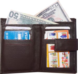 Women's leather wallet small compact wallet credit card ID bills coin case new - Image 5