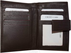 Women's leather wallet small compact wallet credit card ID bills coin case new - Image 7