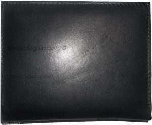 Women's soft leather Bifold wallet 2billfold 12 Credit Card Black leather wallet - Image 8