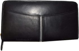 Women’s wallet. Zip around checkbook wallet Checkbook cover/case Leather wallet