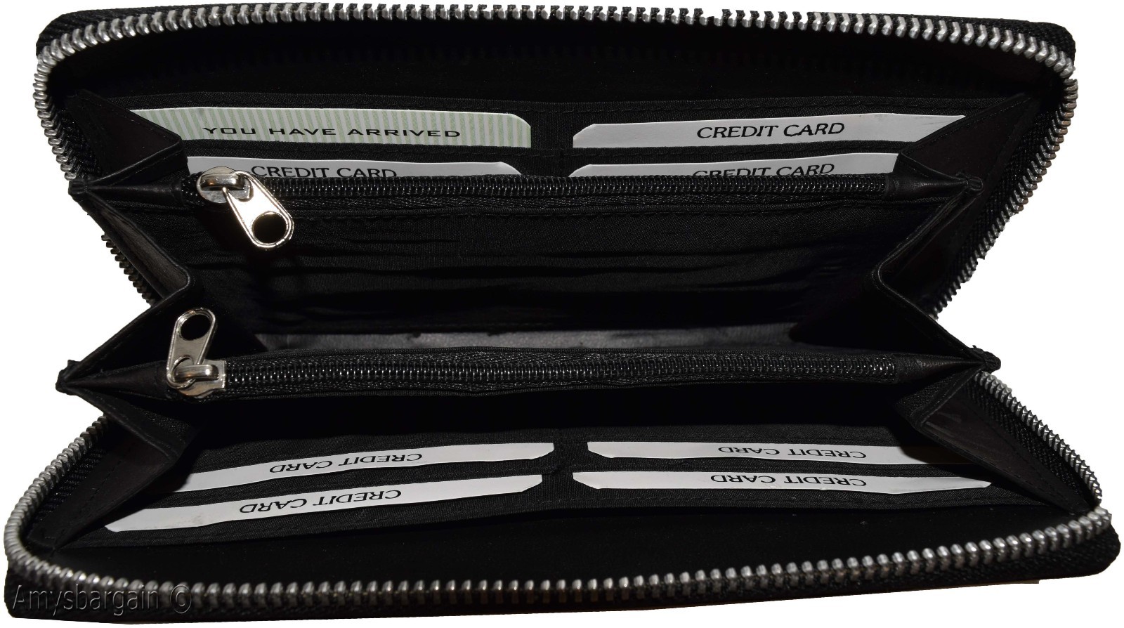 Women’s wallet. Zip around checkbook wallet Checkbook cover/case Leather wallet - Image 13