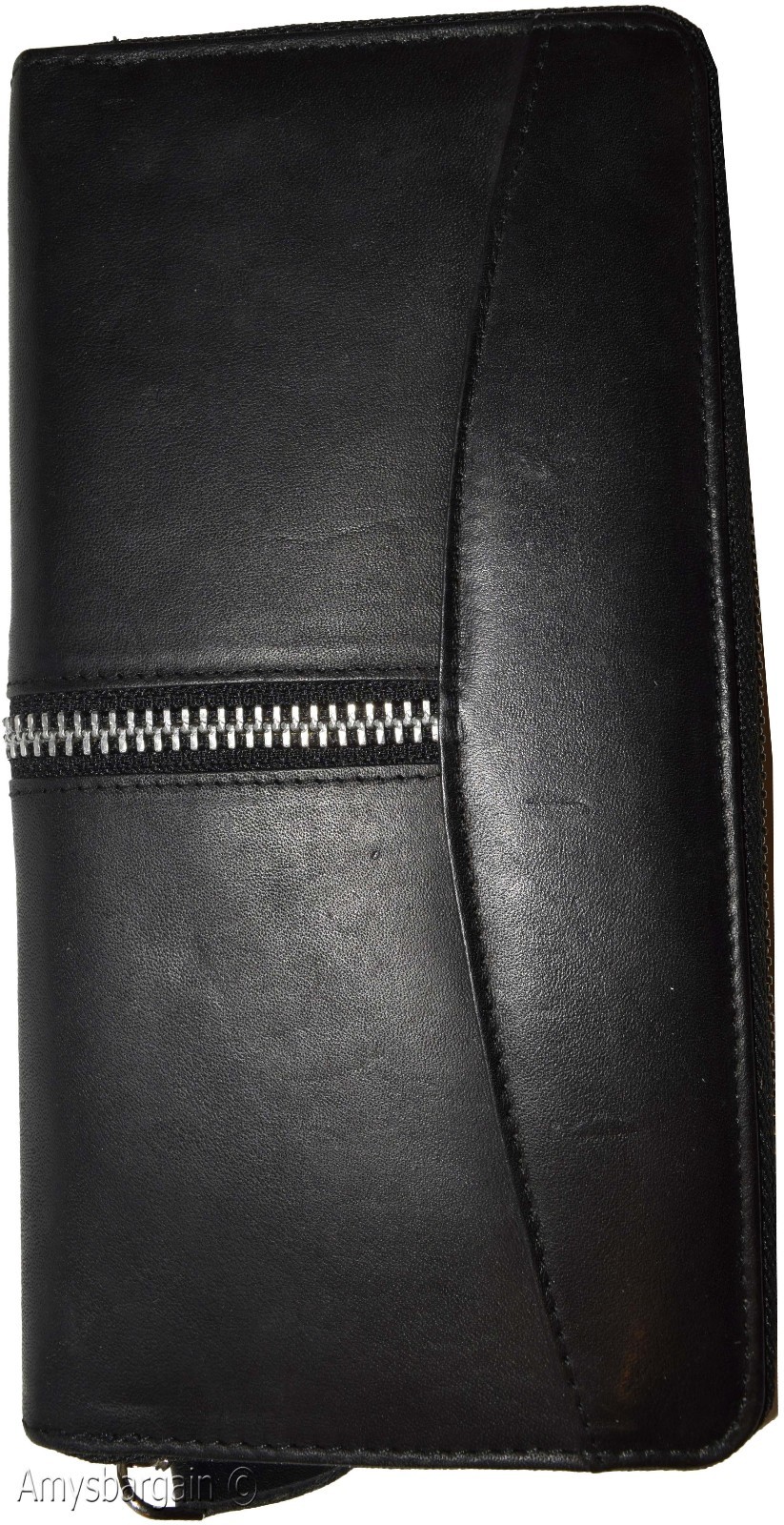 Women’s wallet. Zip around checkbook wallet Checkbook cover/case Leather wallet - Image 10