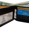 Zip around man's Leather Wallet 12 Credit Card Holder men's Bifold Wallet BNWT