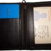 leather business credit card space 2 IDs 2 zip pockets 1 bill pocket brand new
