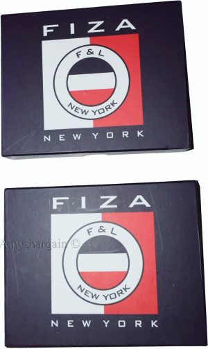 lot of 4 Fiza NY genuine leather men's black wallet zip around wallet in box bn - Image 10