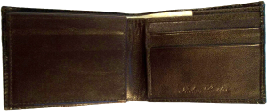 lot of 5 crocodile skin printed leather man's bifold wallet id 2 bill slots new - Image 5