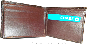 lot of 5 crocodile skin printed leather man's bifold wallet id 2 bill slots new - Image 8