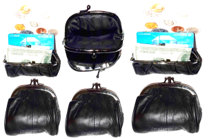 lot of 6 change purse leather coin case women’s mini pocket change new coin case - Image 3