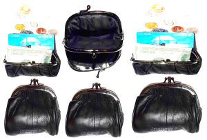 lot of 6 change purse leather coin case women’s mini pocket change new coin case - Image 10