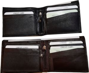 man's leather wallet 3 bill pockets 10 credit card spaces new man's wallet - Image 5