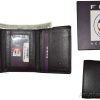 man's trifold wallet fiza ny leather 6 credit cards 2 bill slots brnd new in box