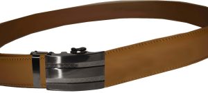 men’s belt real leather (s) automatic lock dress & casual belt fashion belt - Image 4